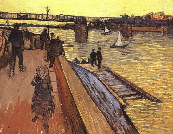Vincent Van Gogh The Bridge at Trinquetaille china oil painting image